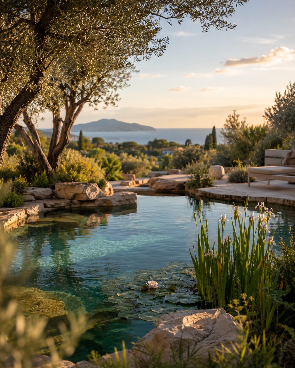 Piscine naturelle bassin biologique à Aubagne