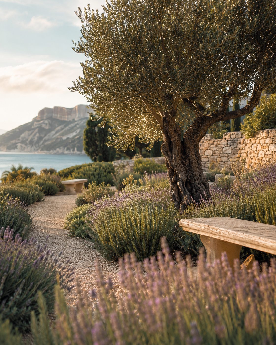 Jardin méditerranéen Cassis 400m²